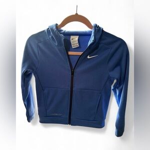 Nike Blue Zip-Up Hoodie